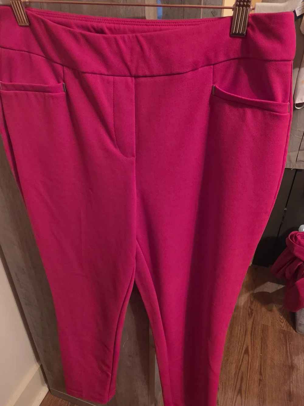 Cato Vibrant Red Open-Front Blazer & Pants